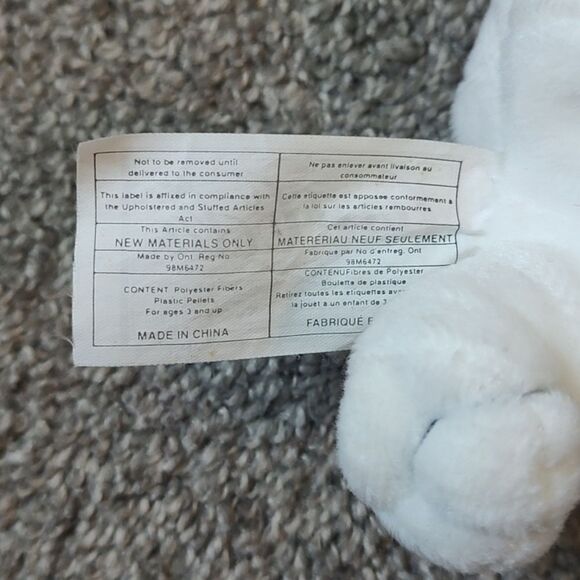 Pre-loved Coca Cola‎ Bean Bag Plush Polar Bear ©1997 - Picture 10 of 10